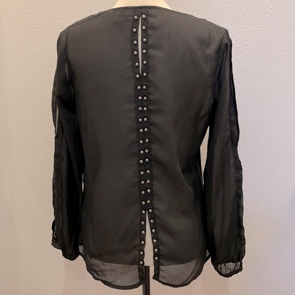 Charming Charlie Sheer Dressy Blouse - Picture 2 of 6